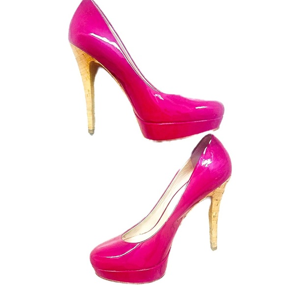 Michael Kors Fuchsia Patent Leather Shoes 37 6.5 - Picture 7 of 9